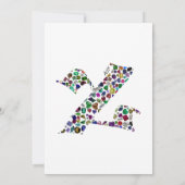 Hebrew Letter ALEF Einladung (Rückseite)