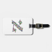 Hebrew Letter ALEF Gepäckanhänger (Vorderseite horizontal)