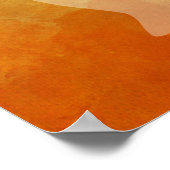 Hebrew Letter Aleph Typografie Art Poster (Ecke)