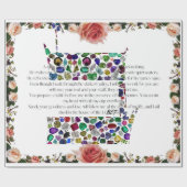 Hebrew Letter BET Geschenkpapier (Flach)