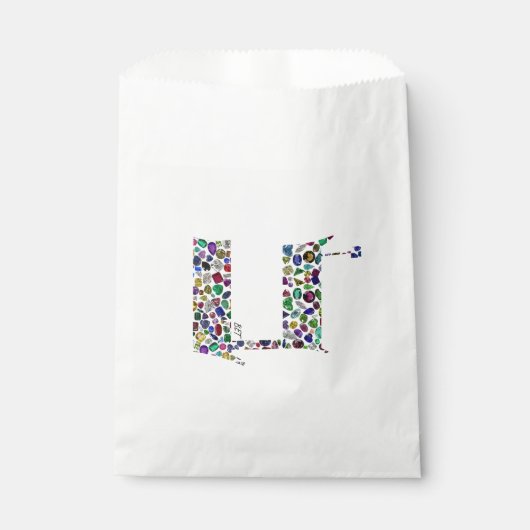 Hebrew Letter BET Geschenktütchen (Vorderseite)