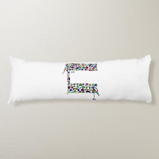 Hebrew Letter BET Seitenschläferkissen (Vorderseite)