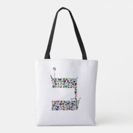 Hebrew Letter BET Tasche
