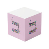 Hebrew Letter BET Würfel (Rückseite Schrägansicht)