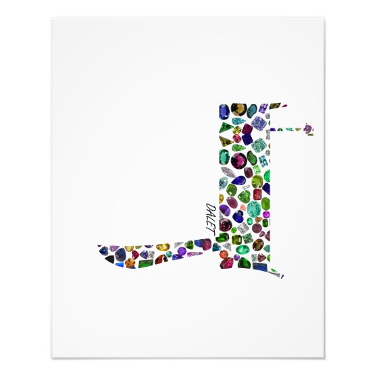Hebrew Letter Dalet Fotodruck (Vorne)
