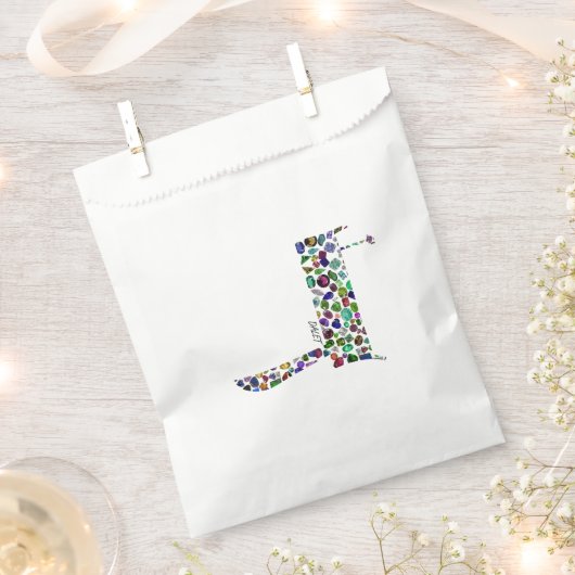 Hebrew Letter Dalet Geschenktütchen (Ausgeschnitten)