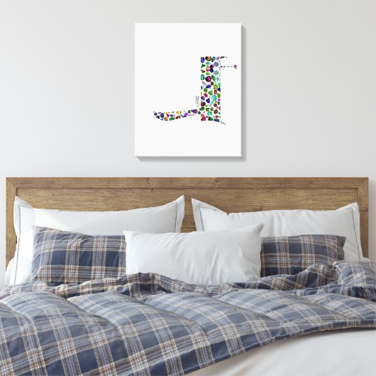 Hebrew Letter DALET Leinwanddruck (Insitu (Schlafzimmer))