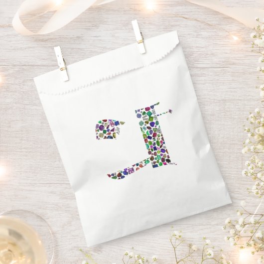 Hebrew Letter HEY Geschenktütchen (Ausgeschnitten)