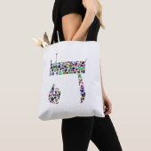 Hebrew Letter HEY made with Gemstones Tasche (Von Nahem)