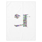 Hebrew Letter HEY Tischdecke (Vorderseite)