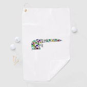Hebrew Letter VAV Golfhandtuch (Insitu)