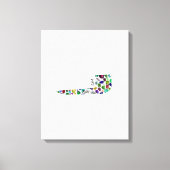 Hebrew Letter VAV Leinwanddruck (Vorderseite)