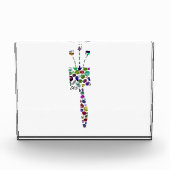 Hebrew Letter ZAIN Fotoblock (Vorderseite)