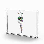 Hebrew Letter ZAIN Fotoblock (Rechts)