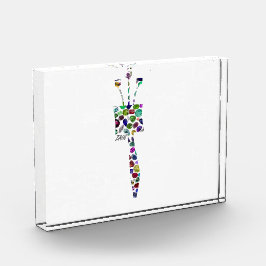 Hebrew Letter ZAIN Fotoblock