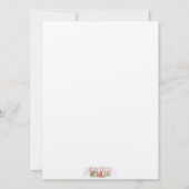 Hebrew Maoz Tzur Hanukkah Song Karte (Rückseite)