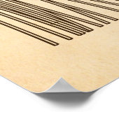 Hebrew Megillat Ruth Zitat - Buch Ruth Shavuot Poster (Ecke)