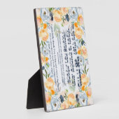 Hebrew Modeh Ani Jüdischer Morgen Dankgebet Fotoplatte (Seite)