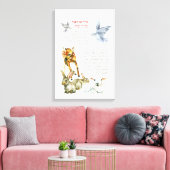 Hebrew Modeh Ani Morning Gebet Jüdische Kinder Leinwanddruck (Insitu (Wohnzimmer))