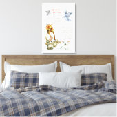 Hebrew Modeh Ani Morning Gebet Jüdische Kinder Leinwanddruck (Insitu (Schlafzimmer))