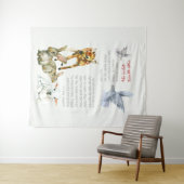 Hebrew Modeh Ani Morning Gebet Jüdische Kinder Wandteppich (Beispiel (Horizontal))