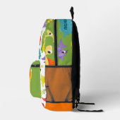 HEBREW Personalisierte Niedliche Dinosaurier Bedruckter Rucksack (Rechts)