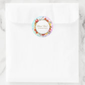 Hebrew Rosh Hashanah Runder Aufkleber (Tasche)