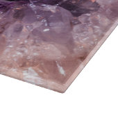 Hebrew Shabbat Shalom Imitats Amethyst Stone Chall Schneidebrett (Ecke)