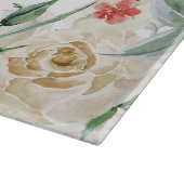 Hebrew Shabbat Shalom Watercolor Challah Schneidebrett (Ecke)