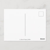 Hebrew Shana Tova Rosh Hashana Jüdisches Neujahr Postkarte (Rückseite)