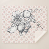 Hebrew Shana Tova Rosh Hashana Jüdisches Neujahr Sherpadecke (Vorderseite (Horizontal))