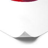 Hebrew Shanah Tovah Rosh Hashanah Pomegranate Poster (Ecke)