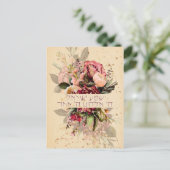 Hebrew Shema Israel - jüdisches Gebet mit Blume Postkarte (Stehend Vorderseite)
