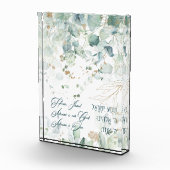 Hebrew Shema Israel Jüdisches Gebet Torah Zitat Fotoblock (Rechts)