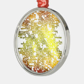 Hebrew Silbernes Ornament (Links)