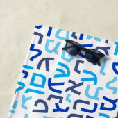 Hebrew Strandtuch (Beispiel)