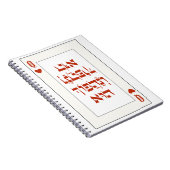 Hebrew Venachafoch-hu - Purim Queen Playing Card Notizblock (Rechte Seite)