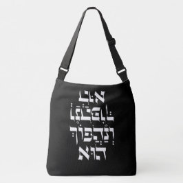 Hebrew Venahafoch Hu - Purim Megillat Esther Quote Tragetaschen Mit Langen Trägern