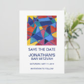 Hebrew Word Chai - Leben Save The Date (Stehend Vorderseite)