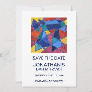 Hebrew Word Chai - Leben Save The Date