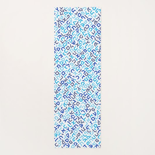 Hebrew Yogamatte (Rückseite)