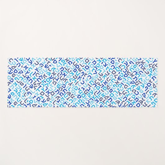 Hebrew Yogamatte (Vorderseite (Horizontal))