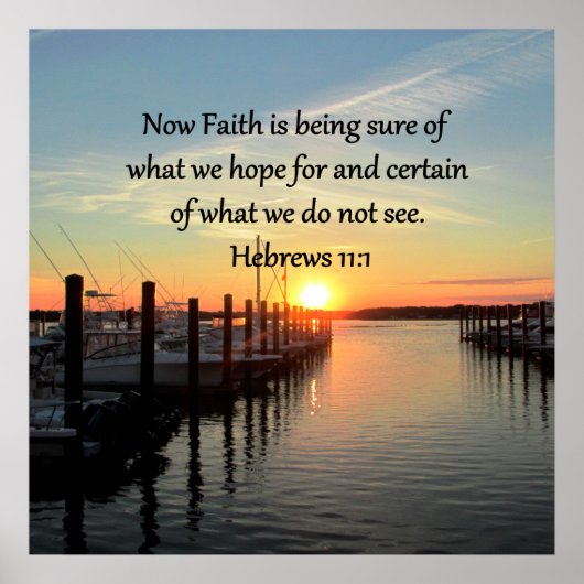 HEBREWS 11:11 SONNENDESIGN POSTER (Vorne)