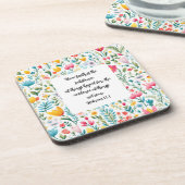 Hebrews 11:1 Coaster Getränkeuntersetzer (Linke Seite)