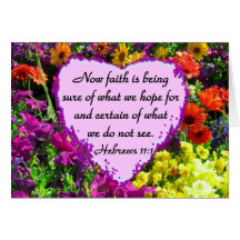 HEBREWS 11:1 FLORALISCHE DESIGN