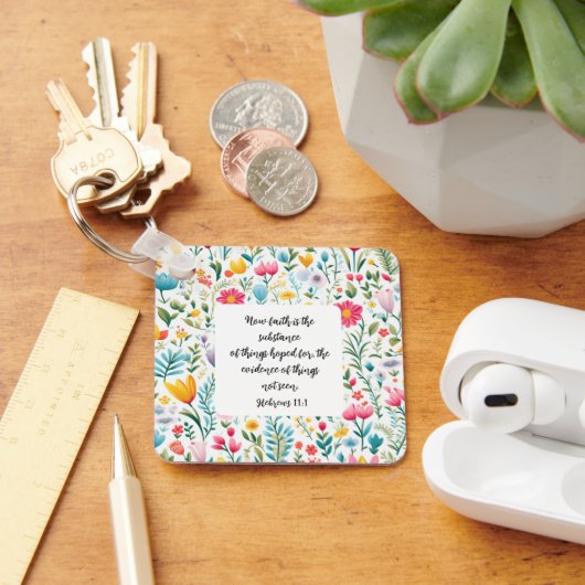 Hebrews 11:1 Keychain Schlüsselanhänger (Schreibtisch)