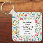 Hebrews 11:1 Keychain Schlüsselanhänger (Vorderseite)