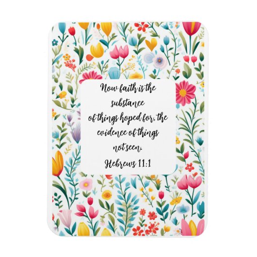 Hebrews 11:1 Magnet (Vertikal)