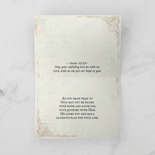 Hebrews 11:6 karte (Innenseite)