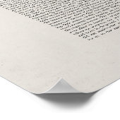 Hebrews 11, Bible Verse, Modern Bible, Scripture  Poster (Ecke)
